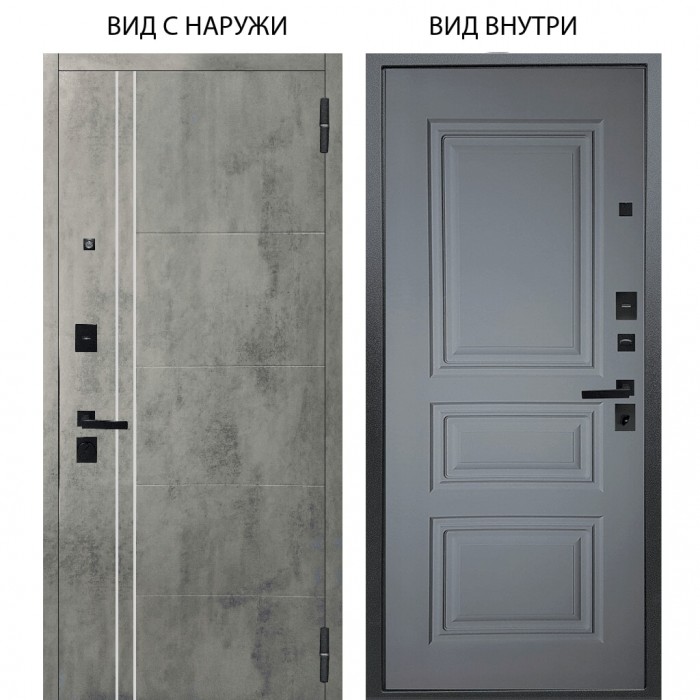 Берлога Нова / Лофт Темный бетон / Скиф Силк маус