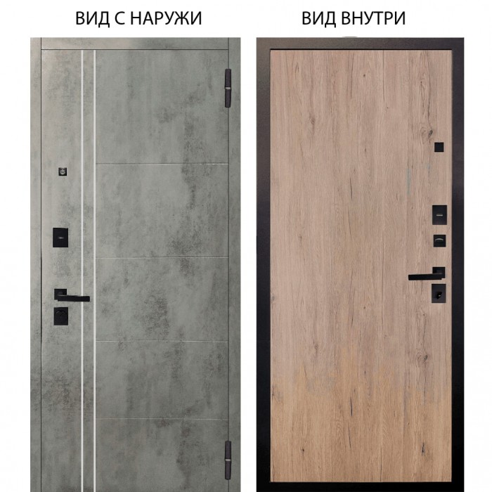 Берлога Нова / Лофт Темный бетон / Элегант Рустик соломенный