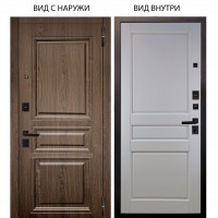 Берлога Нова / Магистр Дуб кантри / Каролина Белая эмаль
