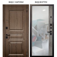 Берлога Нова / Магистр Дуб кантри / Магнум Светлый бетон