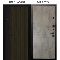 Берлога Нова / Рокси Дуб рейка морение / Агат Светлый бетон