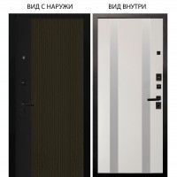 Берлога Нова / Рокси Дуб рейка морение / Дуэт Белое дерево вставки Изабель