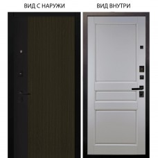 Берлога Нова / Рокси Дуб рейка морение / Каролина Белая эмаль