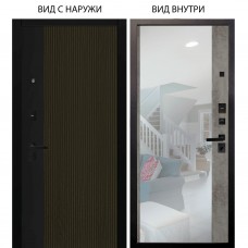 Берлога Нова / Рокси Дуб рейка морение / Магнум Светлый бетон