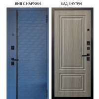 Берлога Нова / Тори Синий софт / Элион Дуб филадельфия крем