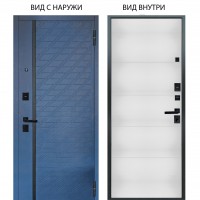 Берлога Нова / Тори Синий софт / Агат Вельвет белый горизонт