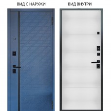 Берлога Нова / Тори Синий софт / Агат Вельвет белый горизонт