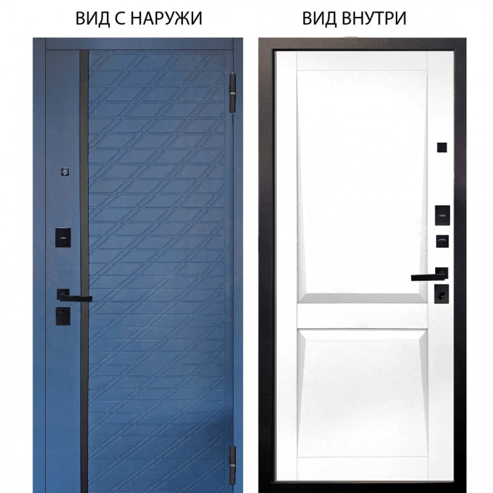 Берлога Нова / Тори Синий софт / Ариана Белая эмаль