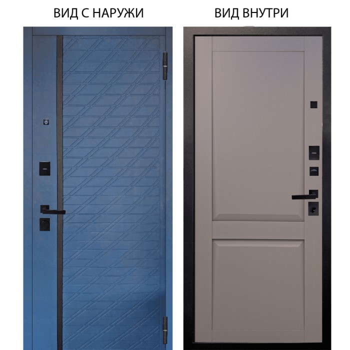 Берлога Нова / Тори Синий софт / Ариана Серая эмаль