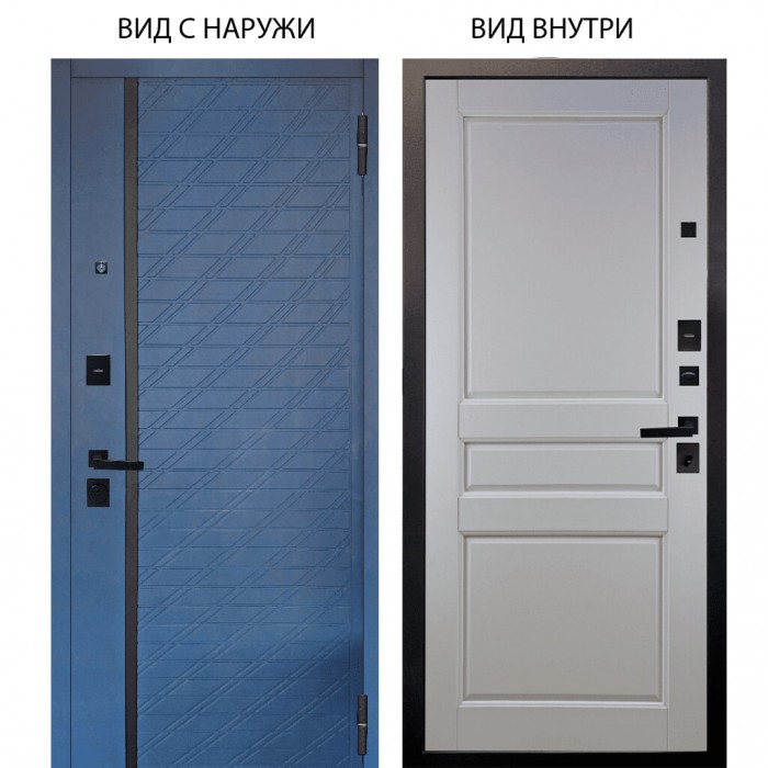 Берлога Нова / Тори Синий софт / Каролина Белая эмаль