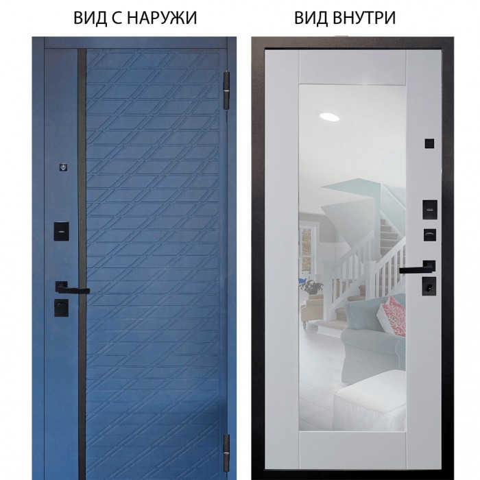 Берлога Нова / Тори Синий софт / Милли Роял вуд белый