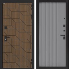 Входная дверь BN-03 с панелью ХОМС Серый софт рельеф