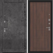 Входная дверь BN-08 с панелью ФЛ-116 Орех бренди