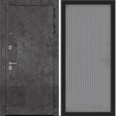 Входная дверь BN-08 с панелью ХОМС Серый софт рельеф