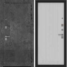 Входная дверь BN-08 с панелью ХОМС Белый софт рельеф
