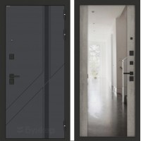 BN-12 с зеркалом ФЛЗ-1 Бетон серый (светлый)