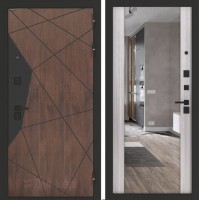 BN-14 с зеркалом ФЛЗ-1 Сандал белый