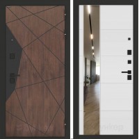 BN-14 с зеркалом ФЛЗ-649 Белый софт