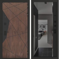 BN-14 с зеркалом (тонировка) ФЛЗ-618 Черный кварц