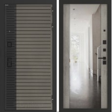 BN-15 с зеркалом ФЛЗ-1 Бетон серый (светлый)