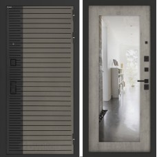 BN-15 с зеркалом ФЛЗ-603 Бетон серый (светлый)