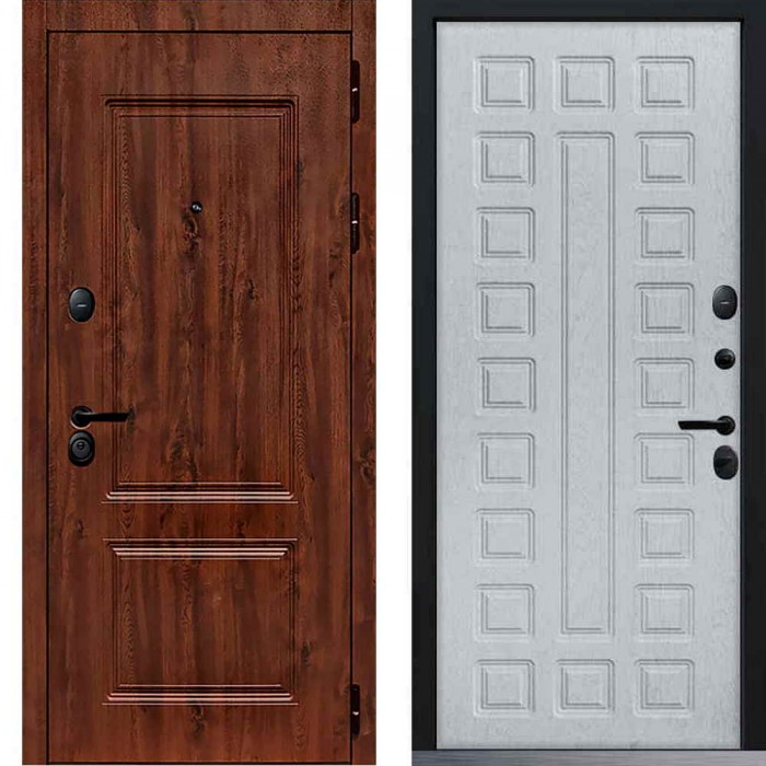 Входная дверь Command Doors Chalet 01 Альберо браш грей