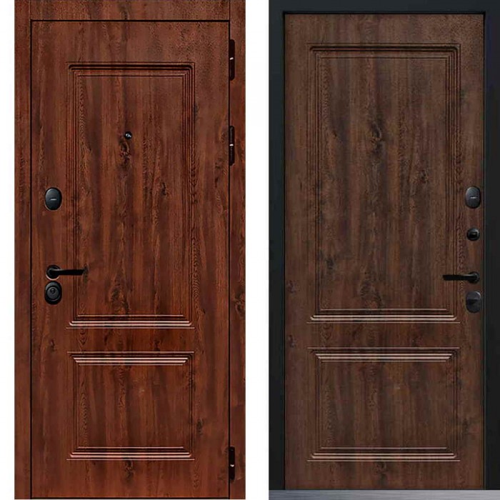 Входная дверь Command Doors Chalet 61 Темный дуб