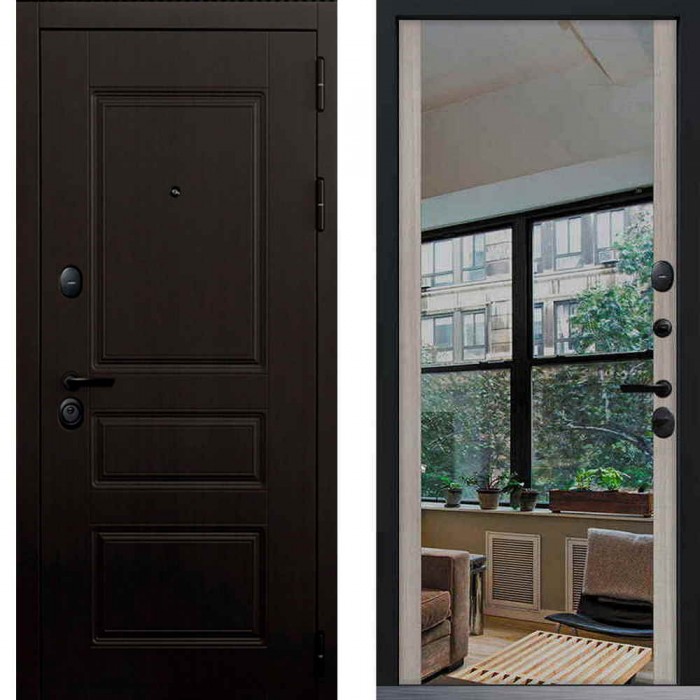 Входная дверь Command Doors Classica 3Z Белая лиственница