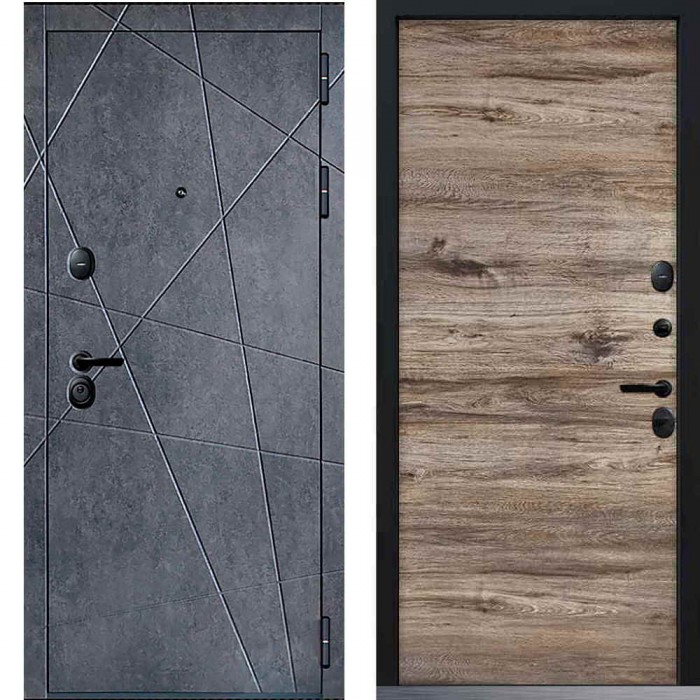 Входная дверь Command Doors Geometria 00 Дуб бомонт