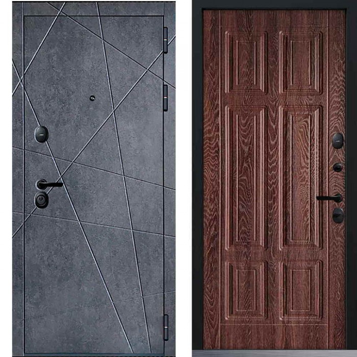 Входная дверь Command Doors Geometria 15 Дуб коньяк