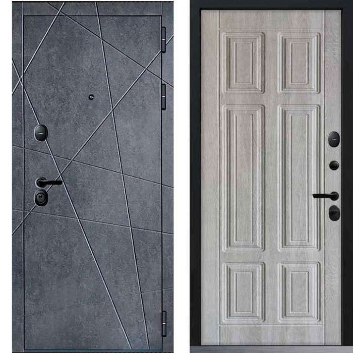 Входная дверь Command Doors Geometria 15 Дуб крем