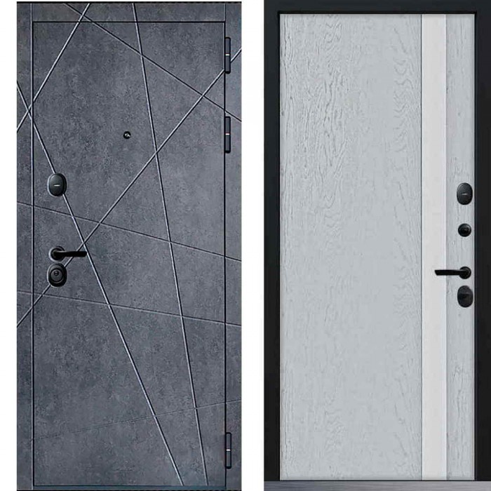 Входная дверь Command Doors Geometria 6S Альберо браш