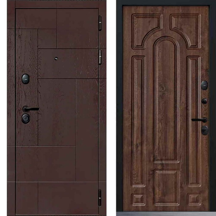 Входная дверь Command Doors Grafica 02 Темный дуб