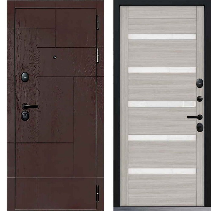 Входная дверь Command Doors Grafica 18sp Белая лиственница