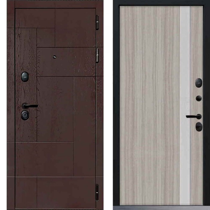 Входная дверь Command Doors Grafica 6S Белая лиственница