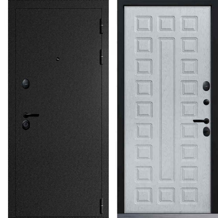 Входная дверь Command Doors Grafit 01 Альберо браш грей