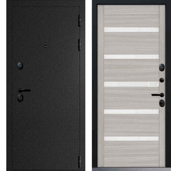 Входная дверь Command Doors Grafit 18sp Белая лиственница