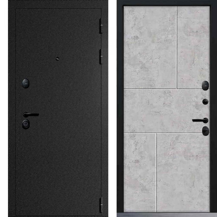 Входная дверь Command Doors Grafit 38 Бетон молочный