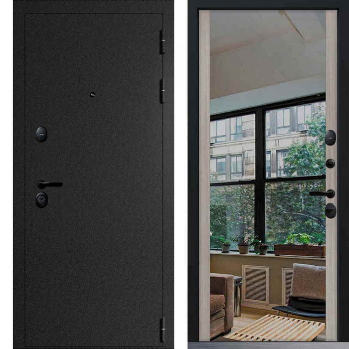 Входная дверь Command Doors Grafit 3Z Белая лиственница