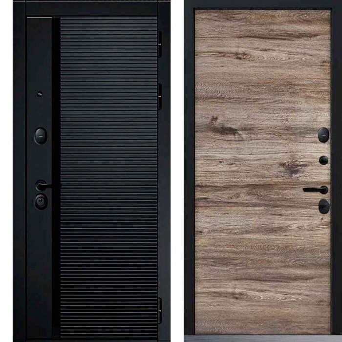 Входная дверь Command Doors Horizon 00 Дуб бомонт