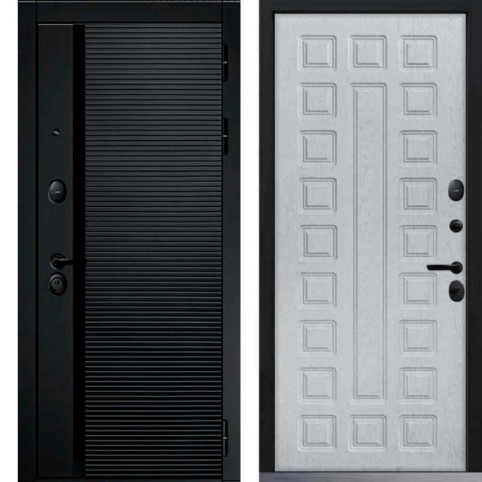 Входная дверь Command Doors Horizon 01 Альберо браш грей