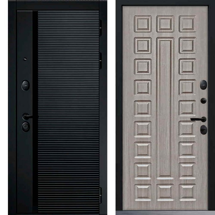 Входная дверь Command Doors Horizon 01 Белая лиственница