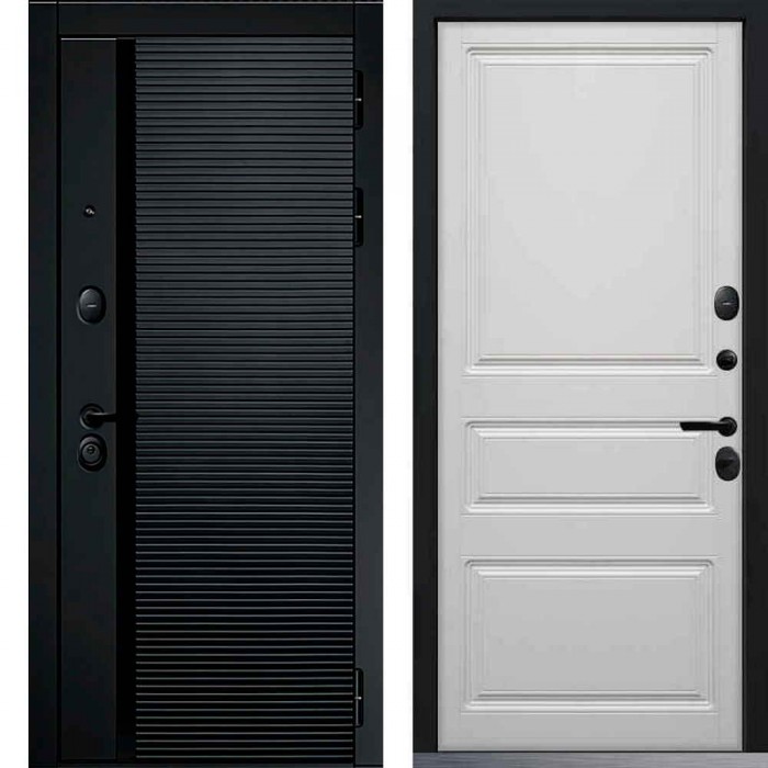 Входная дверь Command Doors Horizon 02 Белый матовый