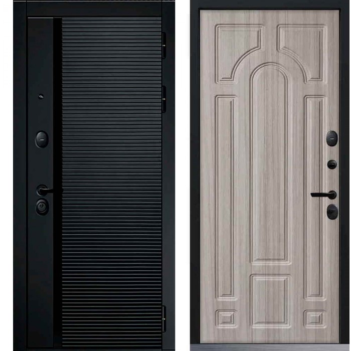 Входная дверь Command Doors Horizon 02 Cандал белый