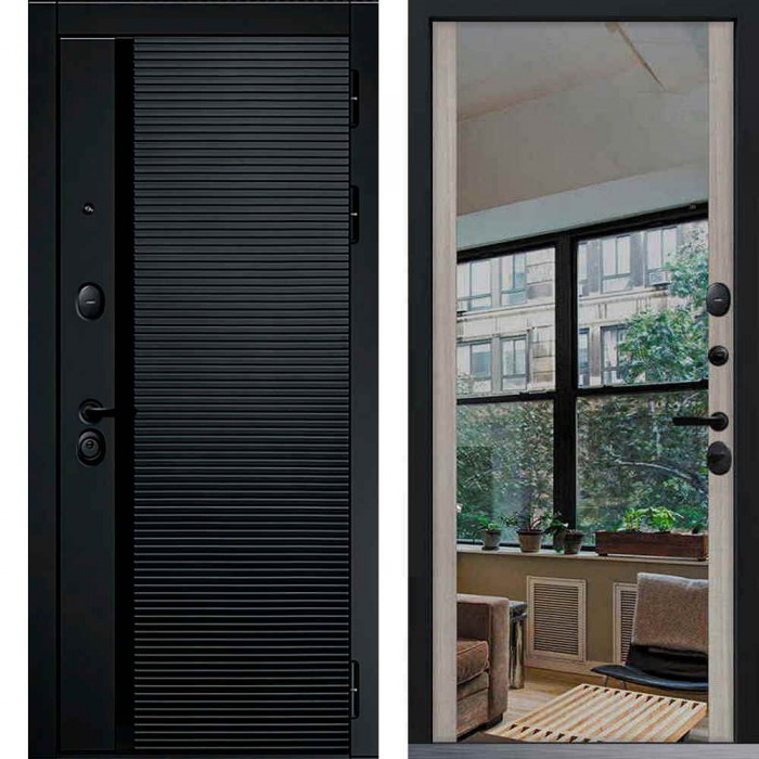 Входная дверь Command Doors Horizon 3Z Белая лиственница