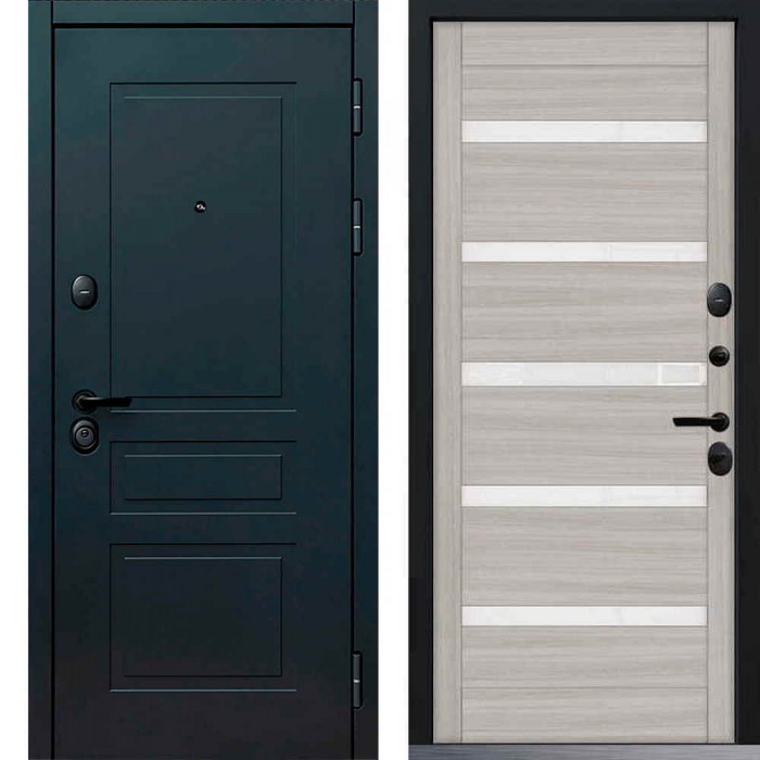 Входная дверь Command Doors Lord 18sp Белая лиственница