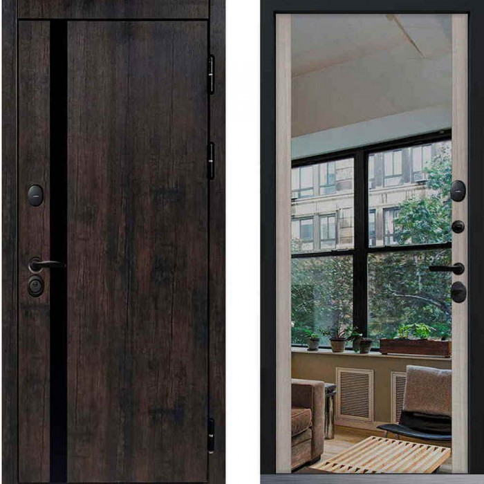 Входная дверь Command Doors Premier 3Z Белая лиственница