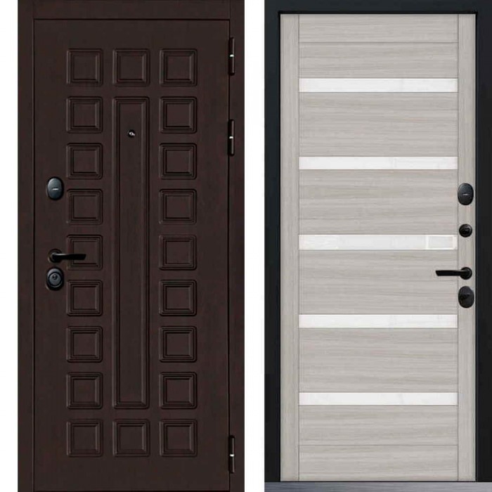 Входная дверь Command Doors Sector 18sp Белая лиственница