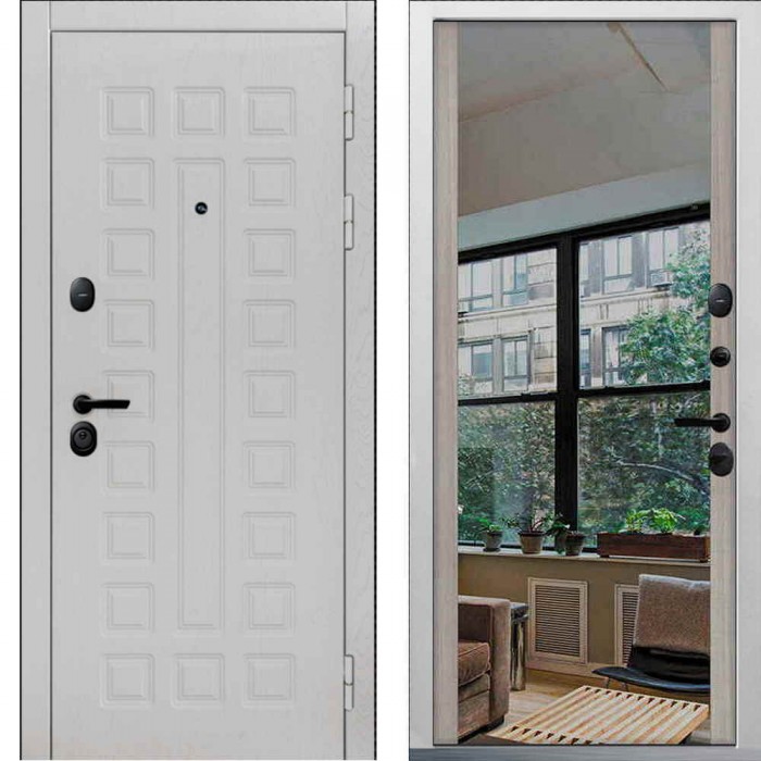 Входная дверь Command Doors Sector White 3Z Белая лиственница