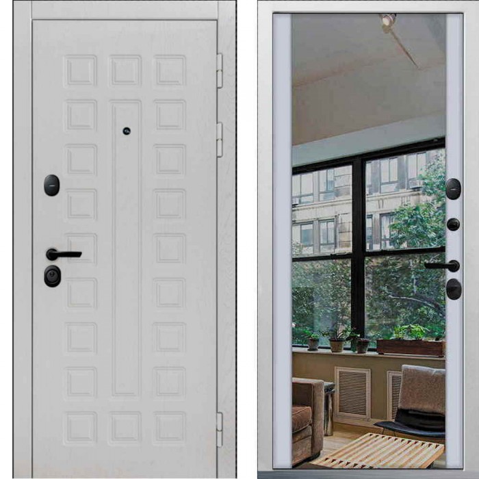 Входная дверь Command Doors Sector White 3Z Белый матовый